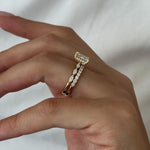 2 CT Round Halo & Pave Lab Grown Diamond Engagement Ring