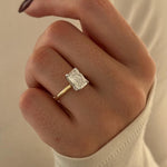 2 CT Round Halo & Pave Lab Grown Diamond Engagement Ring
