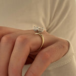 2 CT Round Halo & Pave Lab Grown Diamond Engagement Ring