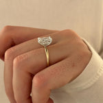 2 CT Round Halo & Pave Lab Grown Diamond Engagement Ring