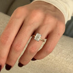 2 CT Round Halo & Pave Lab Grown Diamond Engagement Ring
