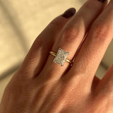 2 CT Round Halo & Pave Lab Grown Diamond Engagement Ring