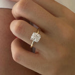 2 CT Round Halo & Pave Lab Grown Diamond Engagement Ring
