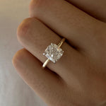 2 CT Round Halo & Pave Lab Grown Diamond Engagement Ring