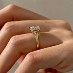 2 CT Round Halo & Pave Lab Grown Diamond Engagement Ring