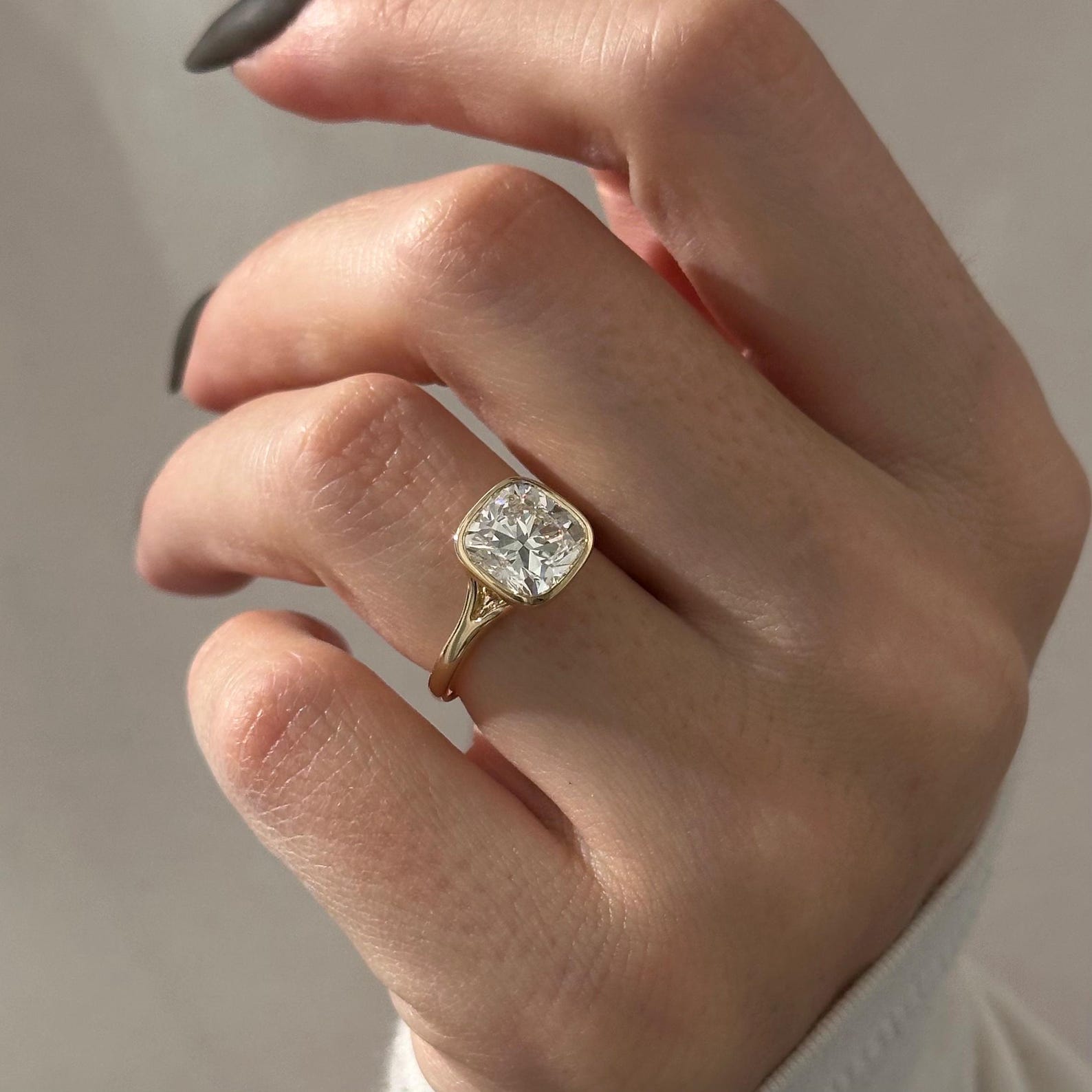 2 CT Round Halo & Pave Lab Grown Diamond Engagement Ring