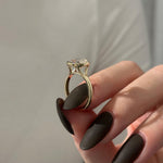 2 CT Round Halo & Pave Lab Grown Diamond Engagement Ring