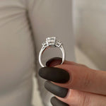 2 CT Round Halo & Pave Lab Grown Diamond Engagement Ring