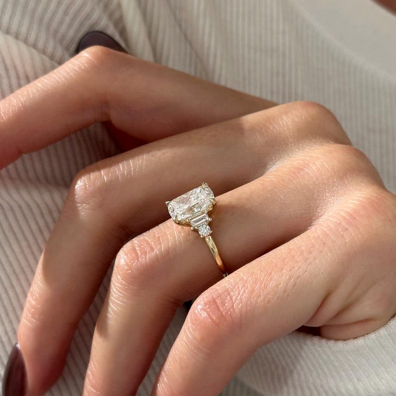 2 CT Round Halo & Pave Lab Grown Diamond Engagement Ring