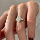 2 CT Round Halo & Pave Lab Grown Diamond Engagement Ring
