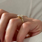 2 CT Round Halo & Pave Lab Grown Diamond Engagement Ring