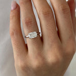 2 CT Round Halo & Pave Lab Grown Diamond Engagement Ring