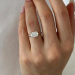 2 CT Round Halo & Pave Lab Grown Diamond Engagement Ring