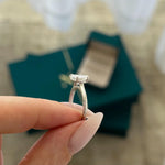 2 CT Round Halo & Pave Lab Grown Diamond Engagement Ring