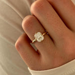 2 CT Round Halo & Pave Lab Grown Diamond Engagement Ring