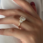 2 CT Round Halo & Pave Lab Grown Diamond Engagement Ring