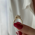 2 CT Round Halo & Pave Lab Grown Diamond Engagement Ring