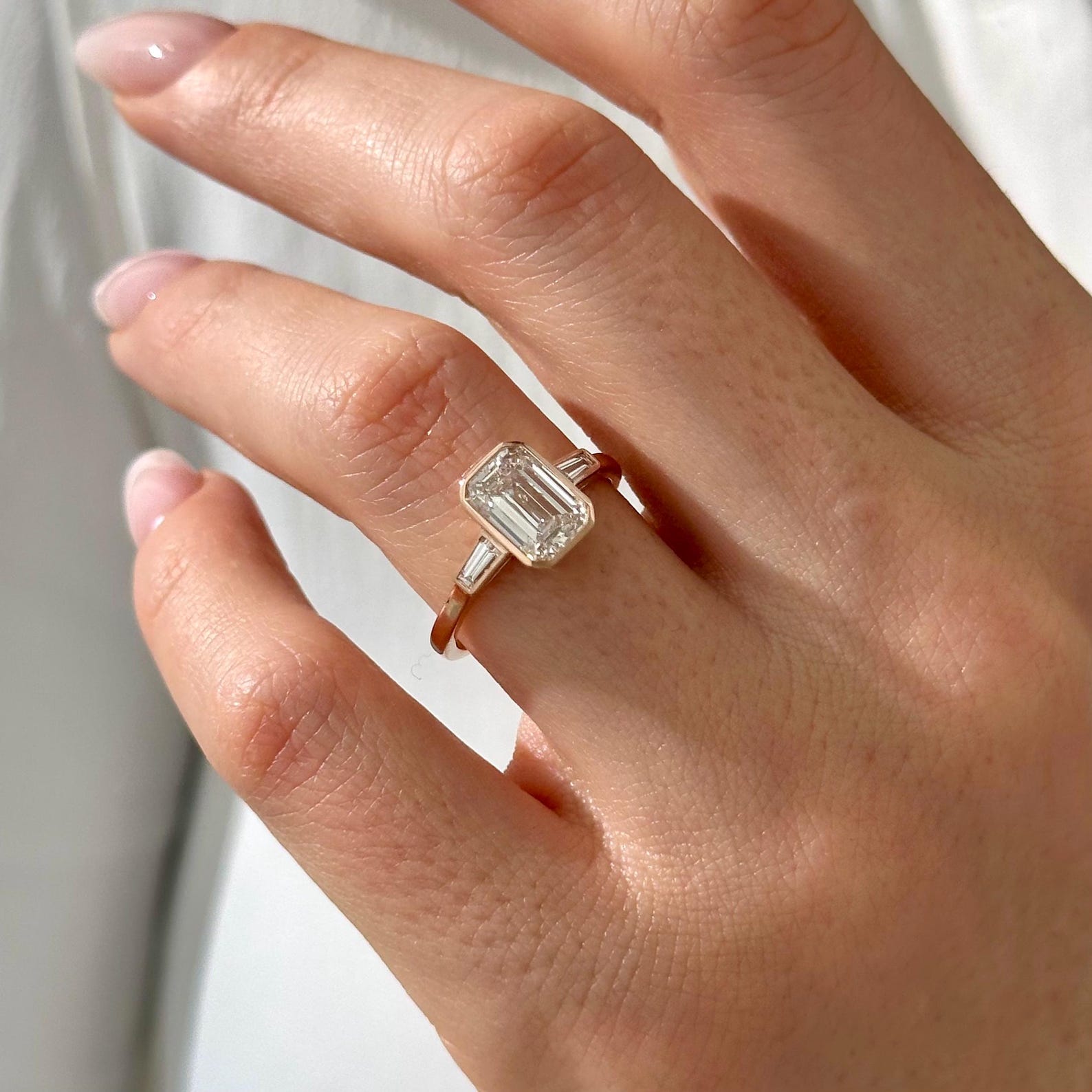 2 CT Round Halo & Pave Lab Grown Diamond Engagement Ring