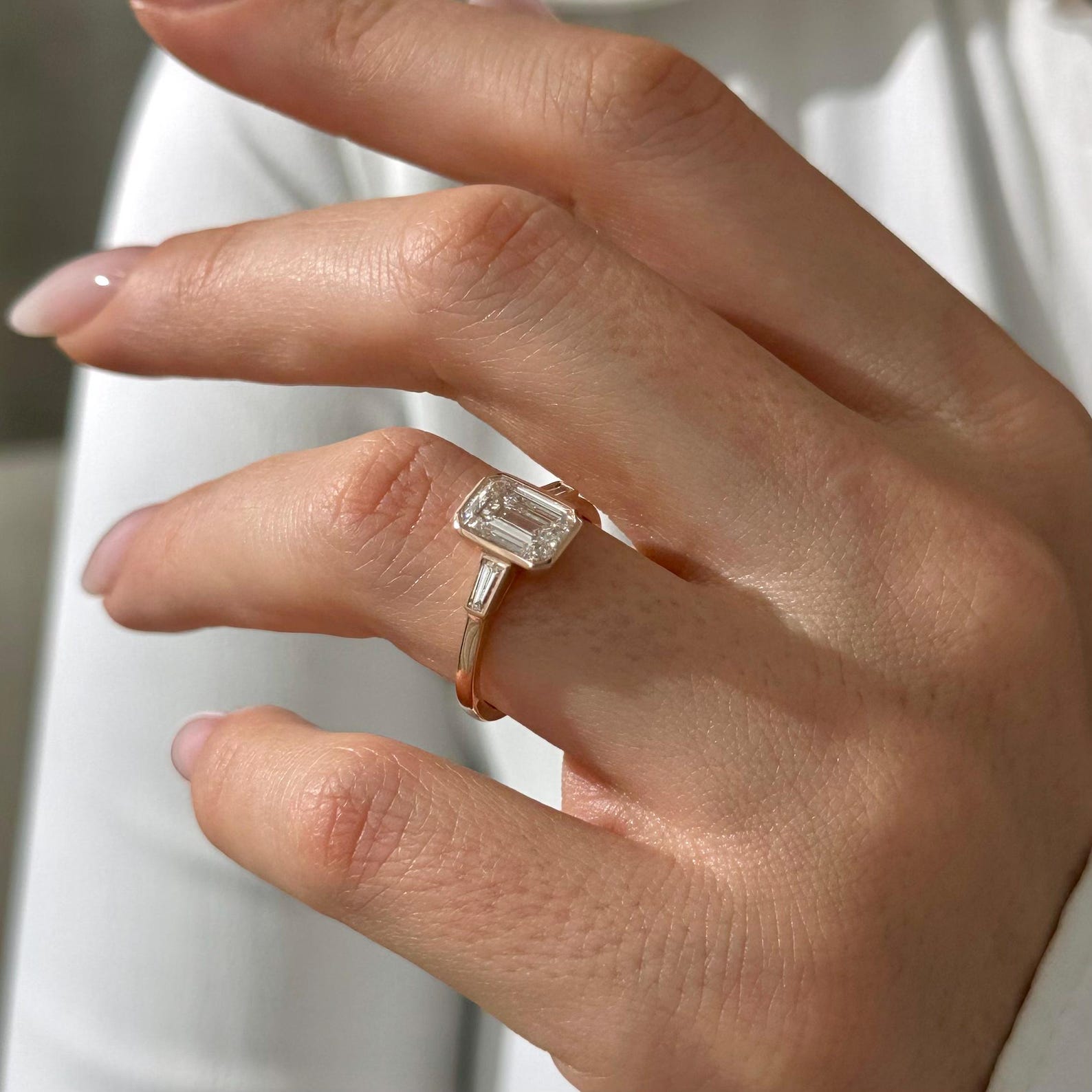 2 CT Round Halo & Pave Lab Grown Diamond Engagement Ring