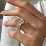 2 CT Round Halo & Pave Lab Grown Diamond Engagement Ring