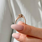 2 CT Round Halo & Pave Lab Grown Diamond Engagement Ring