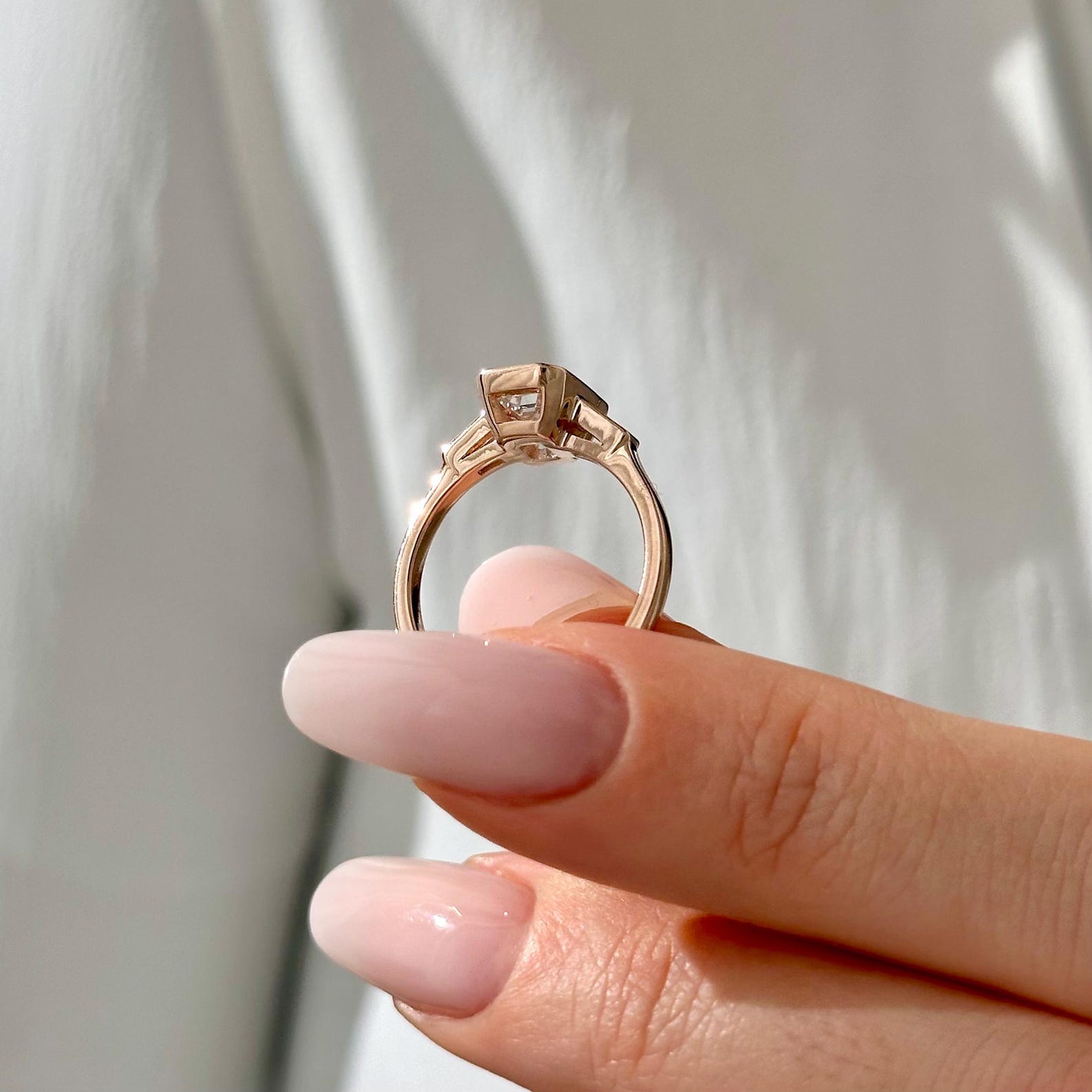 2 CT Round Halo & Pave Lab Grown Diamond Engagement Ring