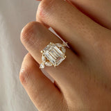 2 CT Round Halo & Pave Lab Grown Diamond Engagement Ring