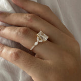 2 CT Round Halo & Pave Lab Grown Diamond Engagement Ring