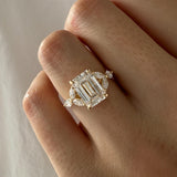 2 CT Round Halo & Pave Lab Grown Diamond Engagement Ring