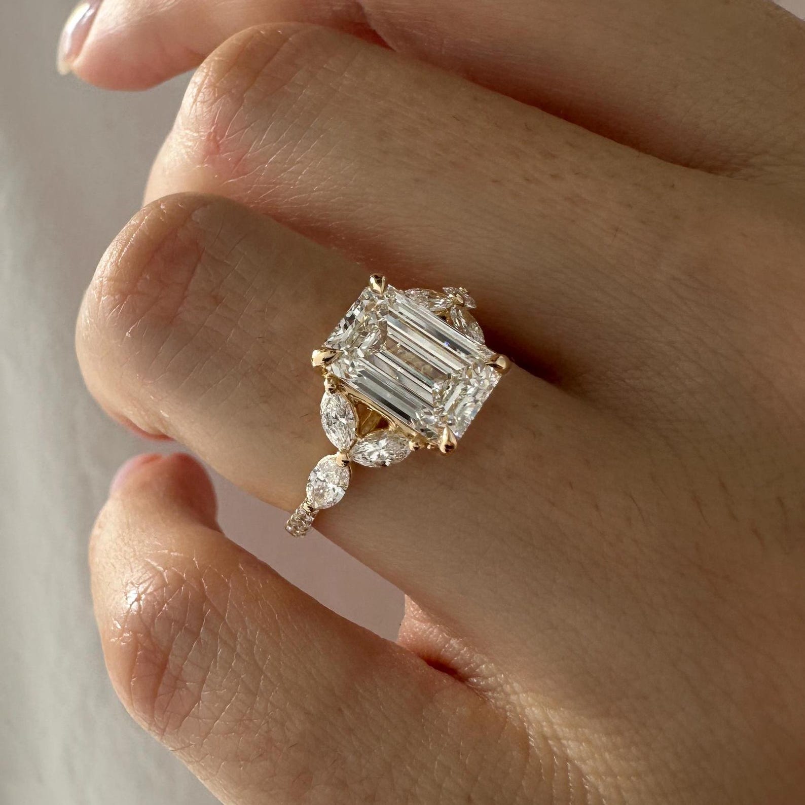 2 CT Round Halo & Pave Lab Grown Diamond Engagement Ring