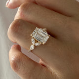 2 CT Round Halo & Pave Lab Grown Diamond Engagement Ring