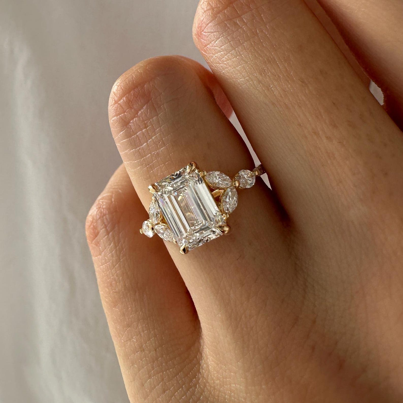 2 CT Round Halo & Pave Lab Grown Diamond Engagement Ring