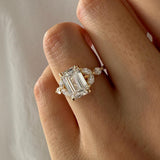 2 CT Round Halo & Pave Lab Grown Diamond Engagement Ring