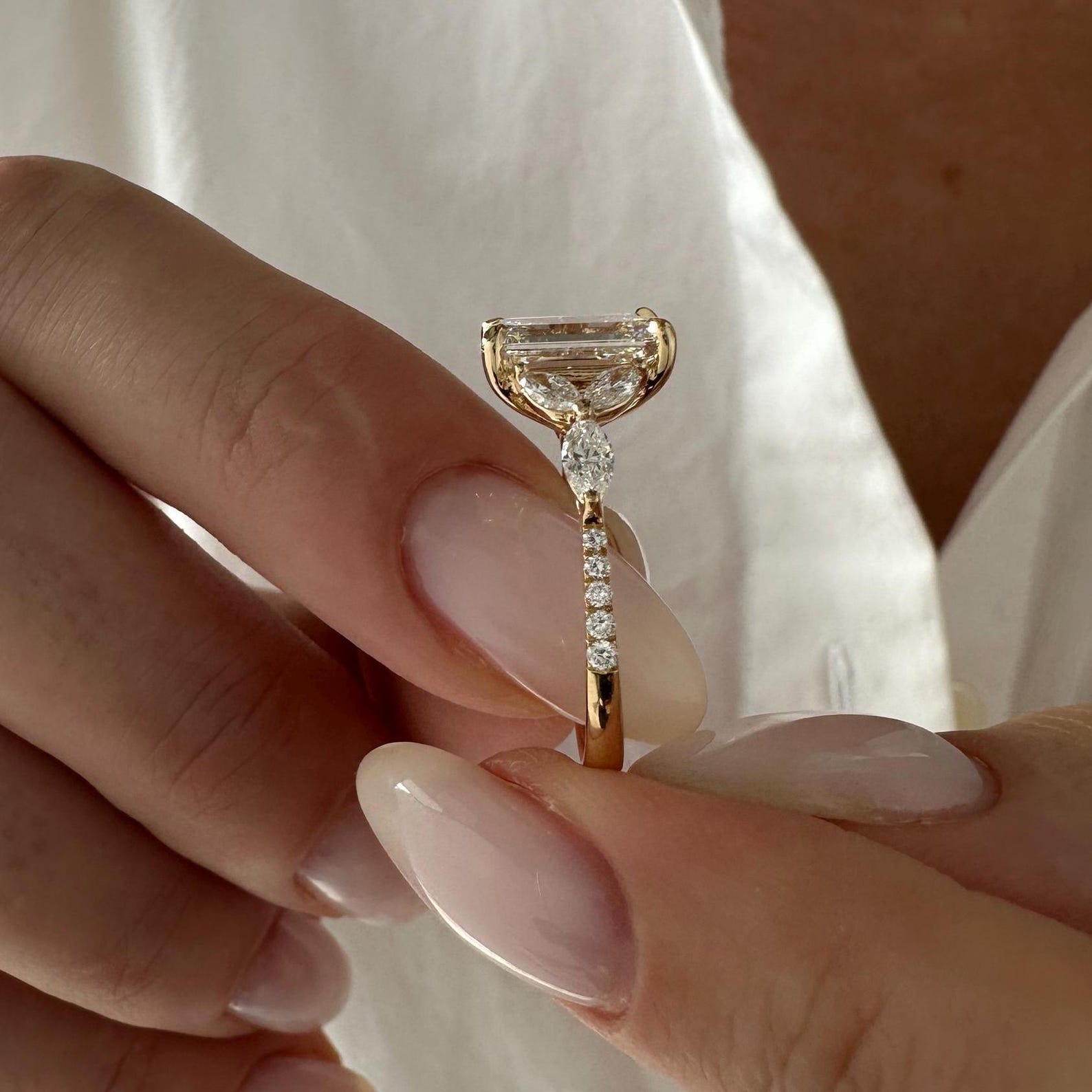 2 CT Round Halo & Pave Lab Grown Diamond Engagement Ring