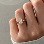 2 CT Round Halo & Pave Lab Grown Diamond Engagement Ring