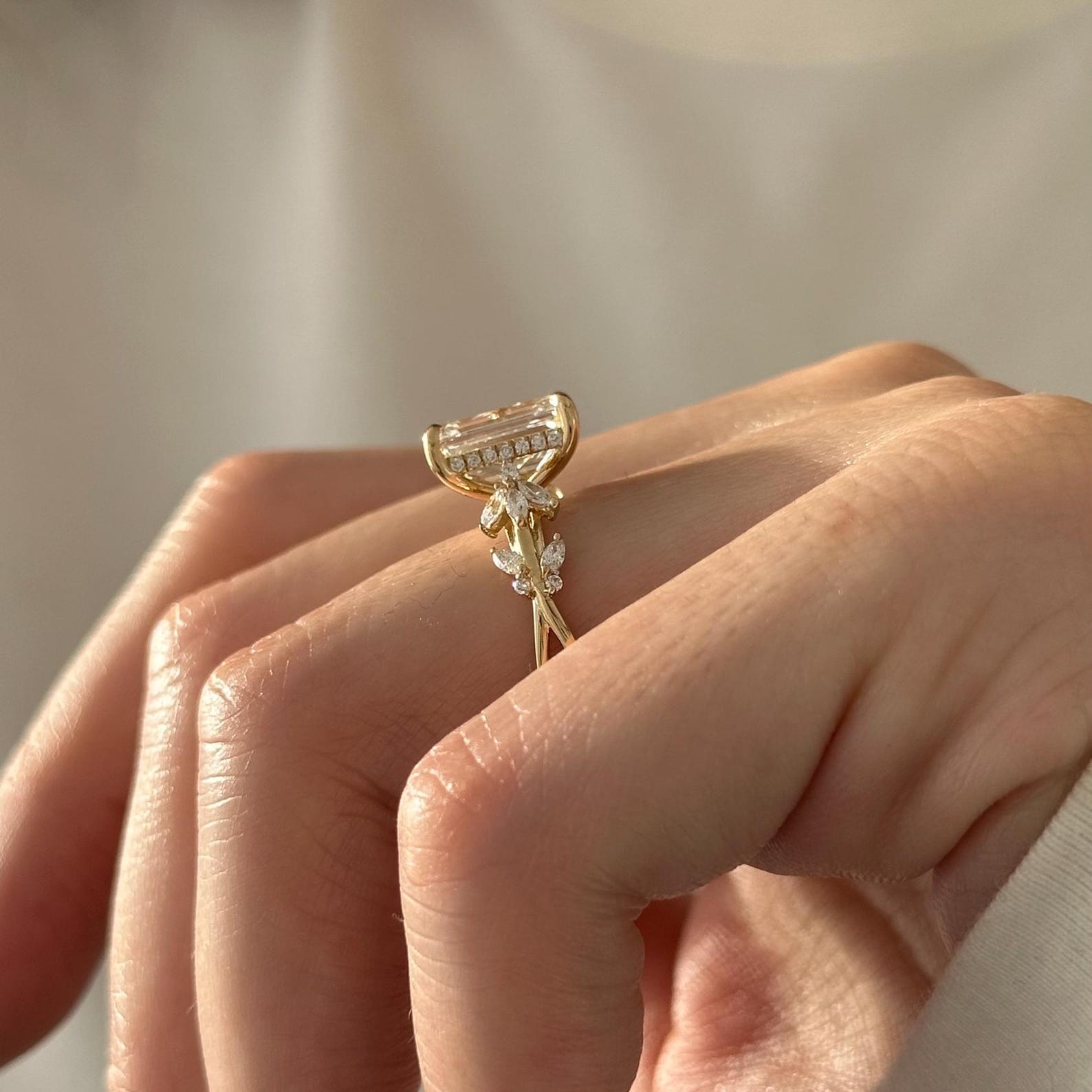 2 CT Round Halo & Pave Lab Grown Diamond Engagement Ring