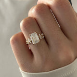 2 CT Round Halo & Pave Lab Grown Diamond Engagement Ring