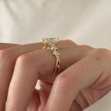 2 CT Round Halo & Pave Lab Grown Diamond Engagement Ring
