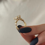 2 CT Round Halo & Pave Lab Grown Diamond Engagement Ring