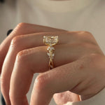 2 CT Round Halo & Pave Lab Grown Diamond Engagement Ring