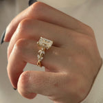 2 CT Round Halo & Pave Lab Grown Diamond Engagement Ring