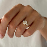 2 CT Round Halo & Pave Lab Grown Diamond Engagement Ring