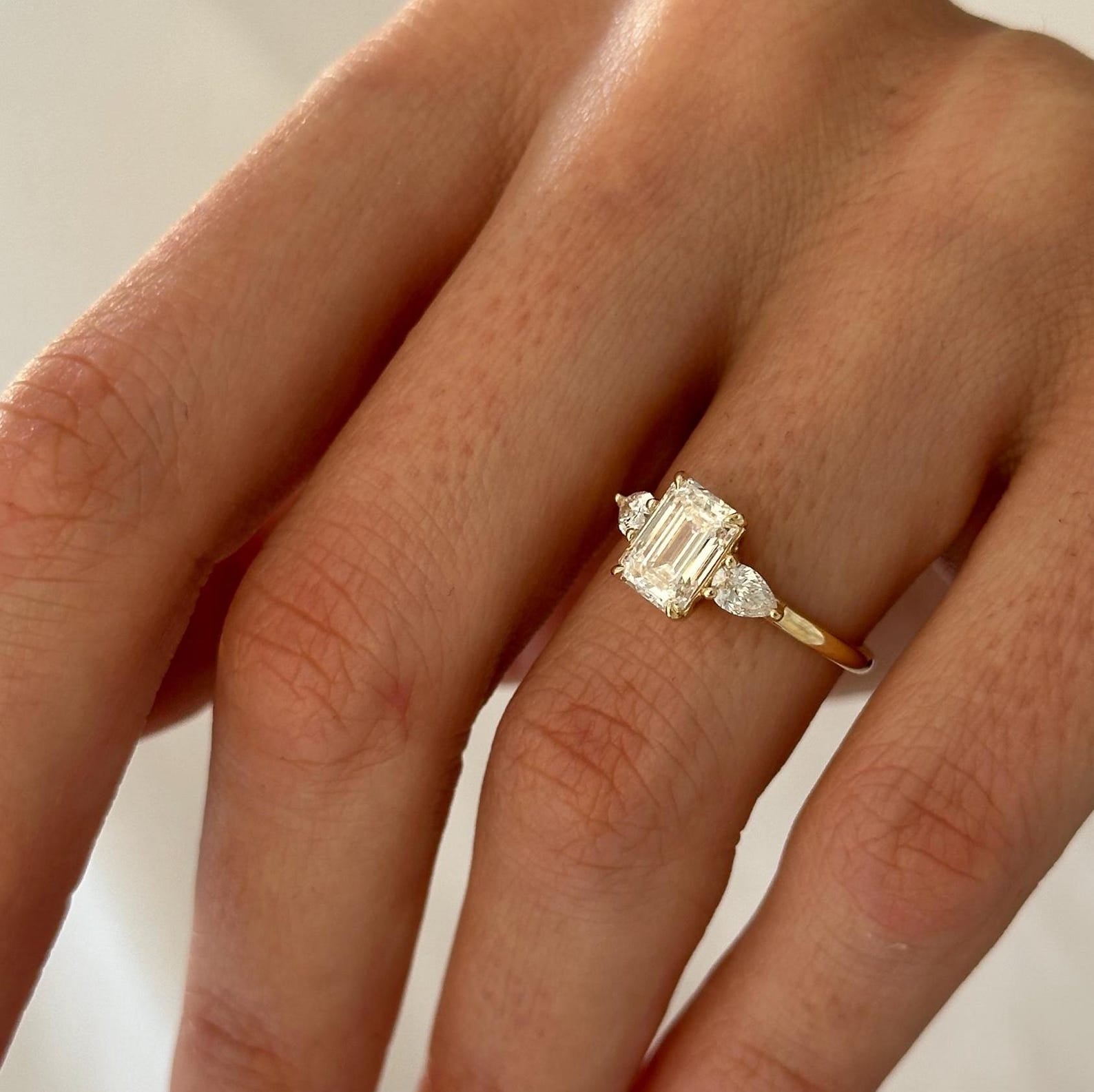 2 CT Round Halo & Pave Lab Grown Diamond Engagement Ring