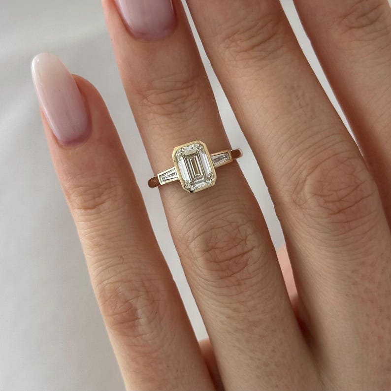 2 CT Round Halo & Pave Lab Grown Diamond Engagement Ring