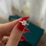2 CT Round Halo & Pave Lab Grown Diamond Engagement Ring