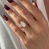 2 CT Round Halo & Pave Lab Grown Diamond Engagement Ring