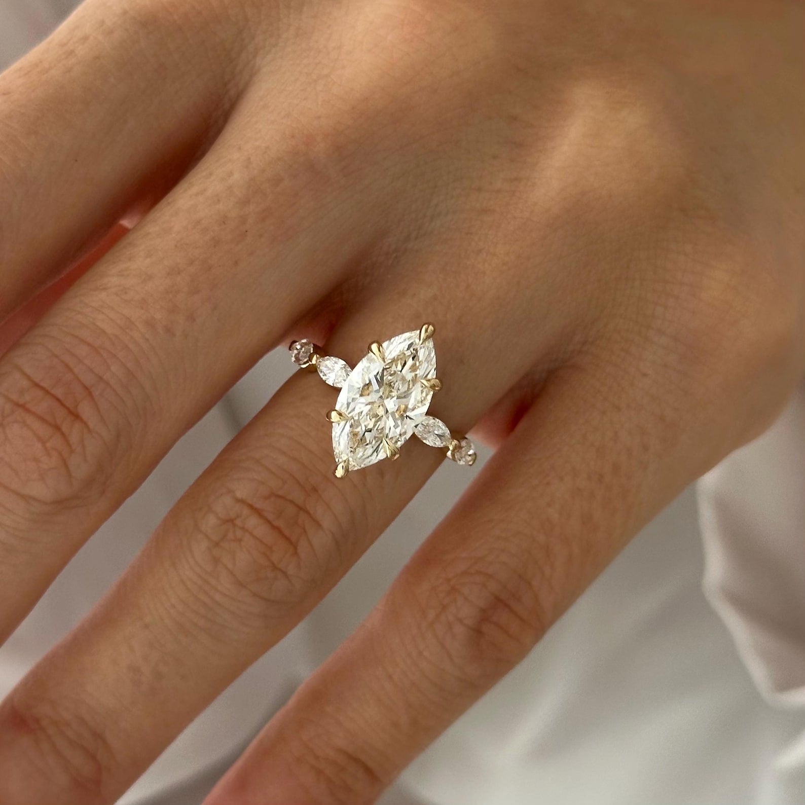 2 CT Round Halo & Pave Lab Grown Diamond Engagement Ring