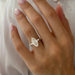 2 CT Round Halo & Pave Lab Grown Diamond Engagement Ring