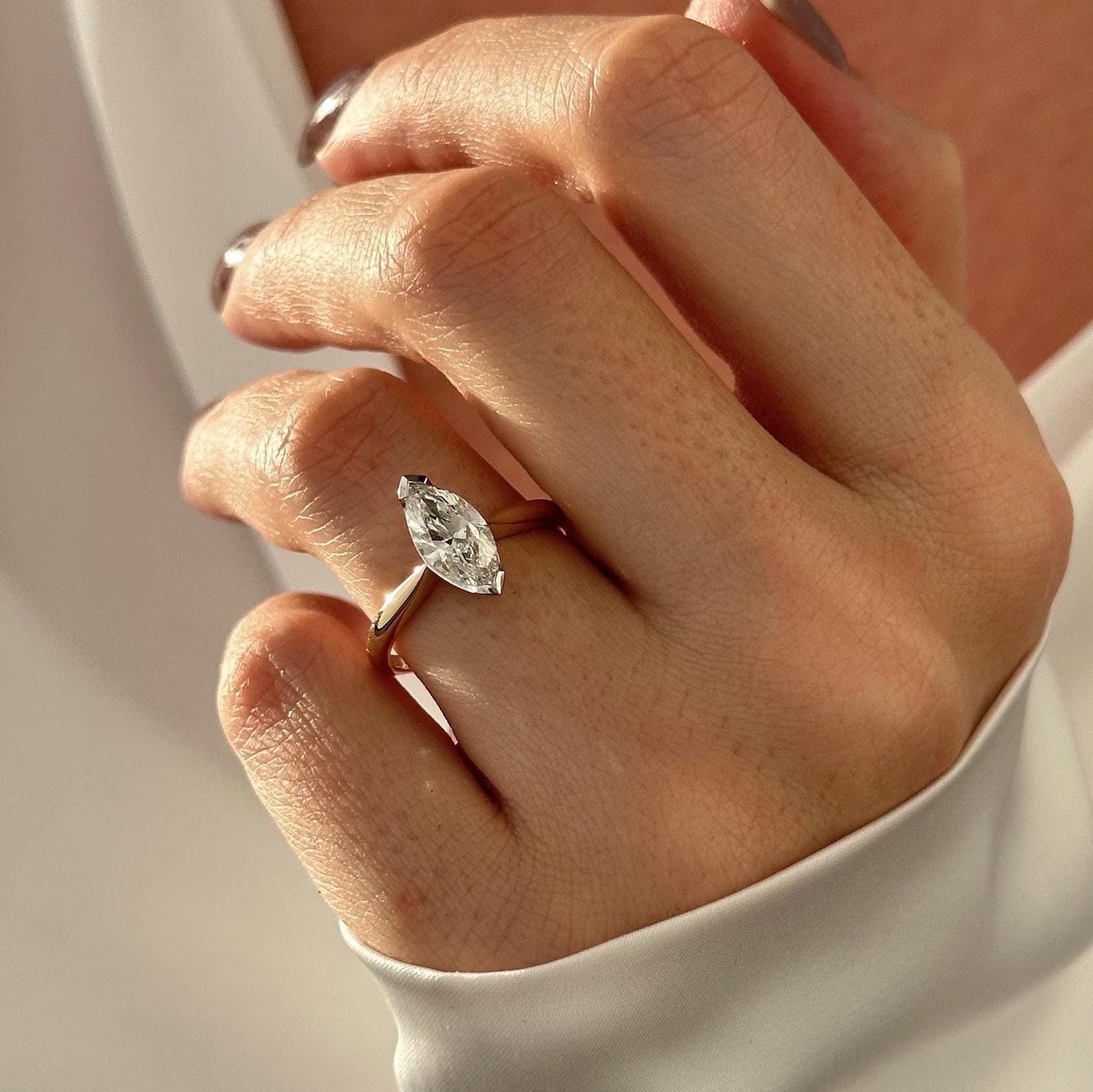 2 CT Round Halo & Pave Lab Grown Diamond Engagement Ring