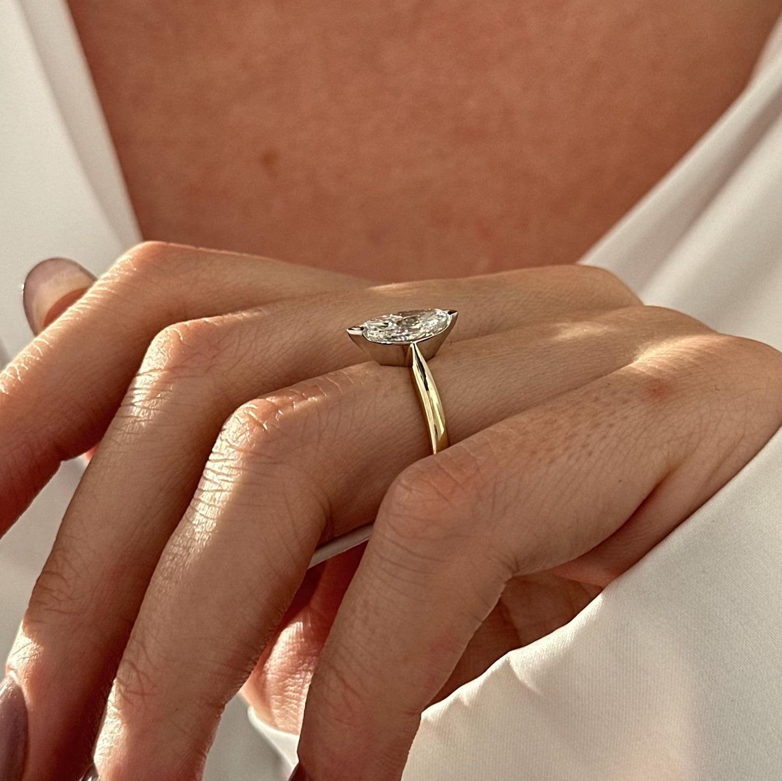 2 CT Round Halo & Pave Lab Grown Diamond Engagement Ring